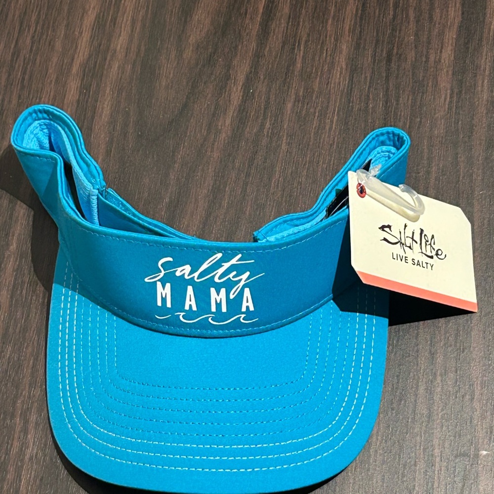 Salt Life Turquoise and White Visor